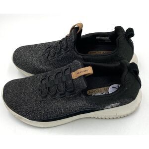 Skechers Women's Ultra Flex Memory‎ Foam Sneakers Black Grey Size 7.5